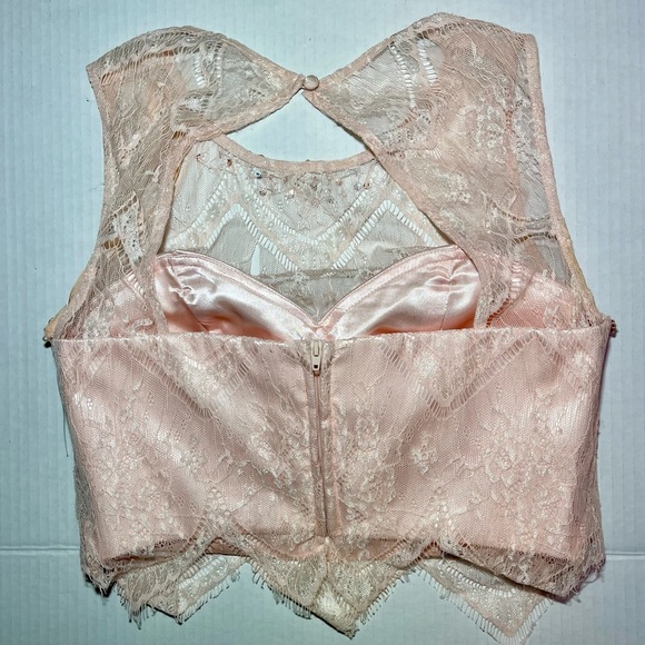 Alex & Sophia Pink 2-Piece Dress Size 1/2 - Picture 4 of 8